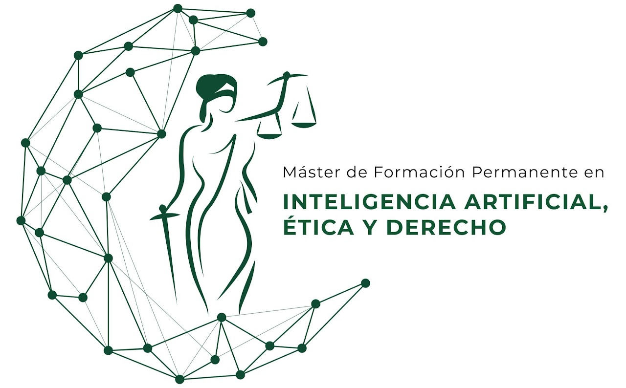 Logo del Máster de Formación Permanente en Inteligencia Artificial, Ética y Derecho